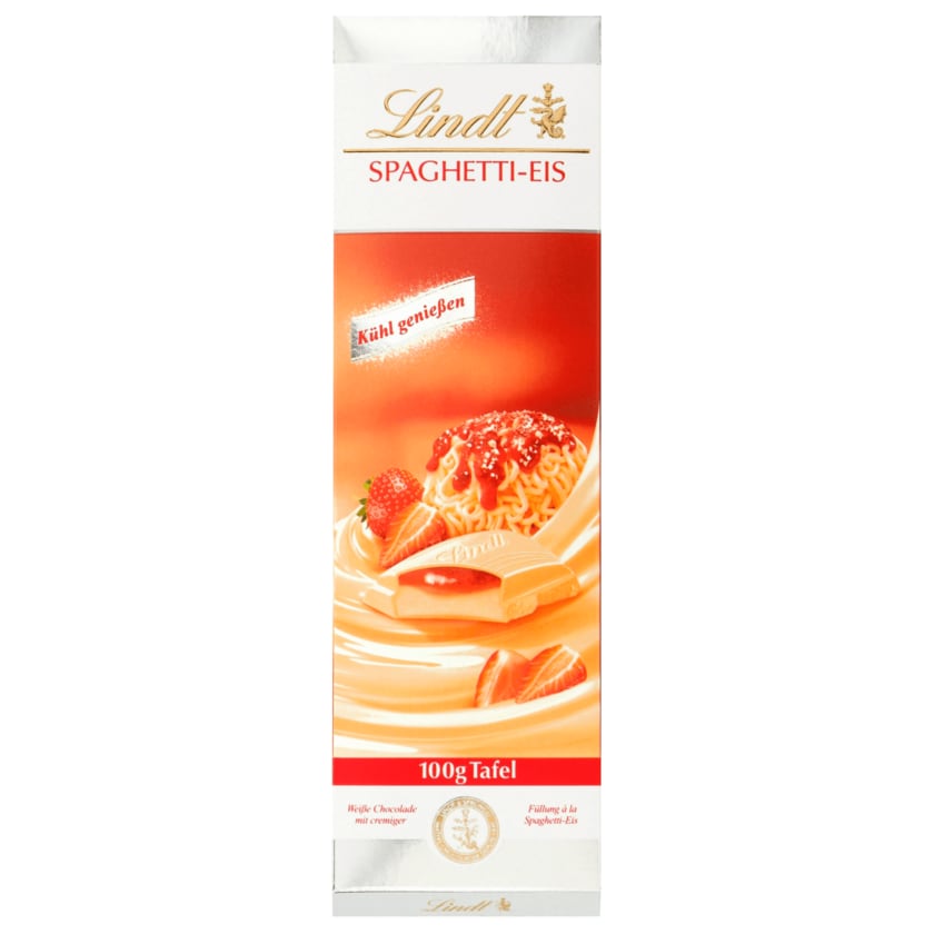 Lindt Weiße Schokolade Spaghetti-Eis 100g